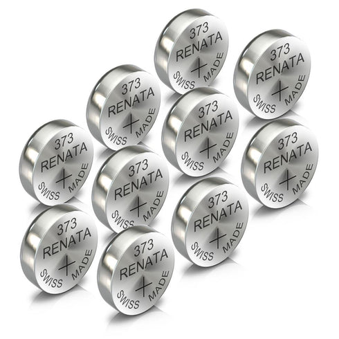 Renata 373 Watch Battery Swiss Made Silver Coin SR916SW 1.55V All Pack - TradeNRG UK